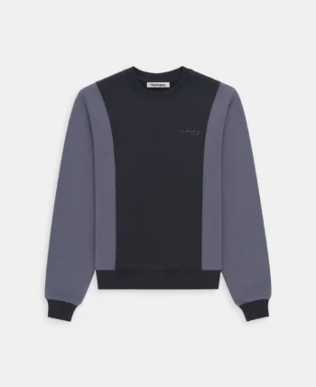 Paneled Fleece Crewneck