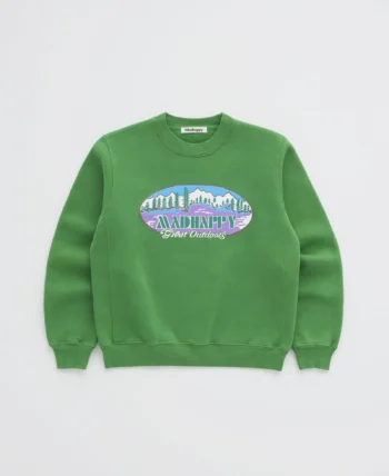 Madhappy Great Outdoors Green Crewneck